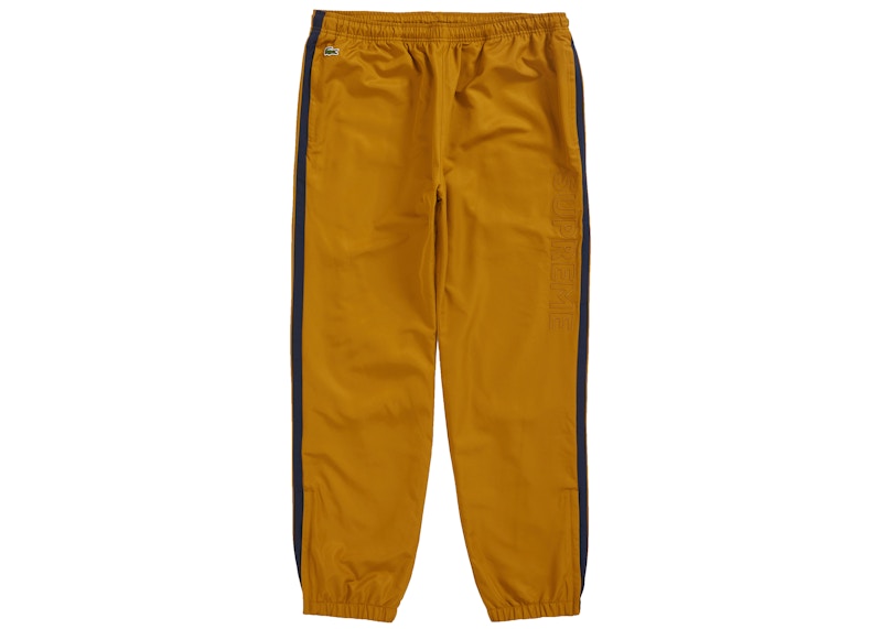 Supreme LACOSTE Track Pant (FW19) Gold - FW19 Men's - US