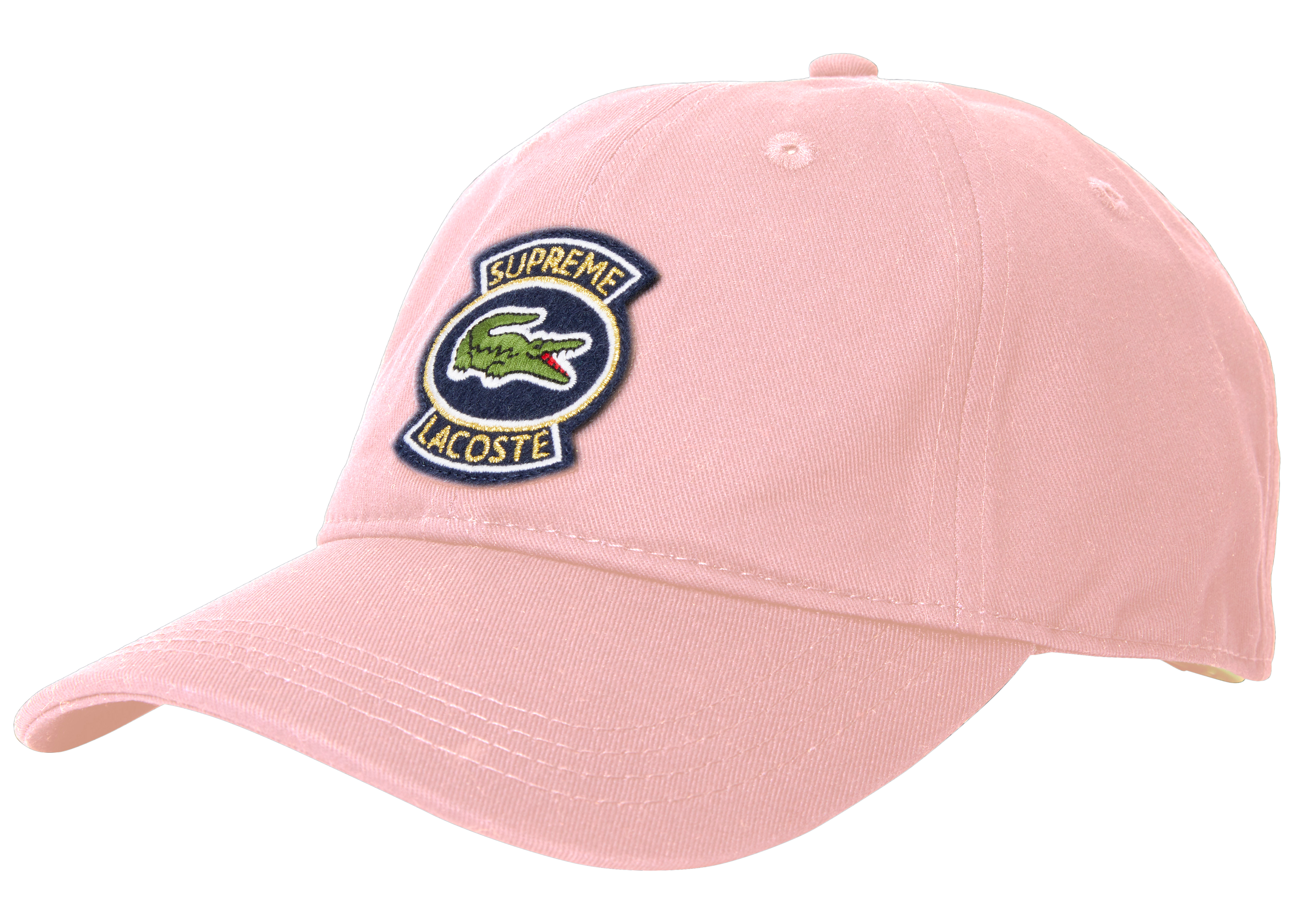supreme lacoste hat pink ハット
