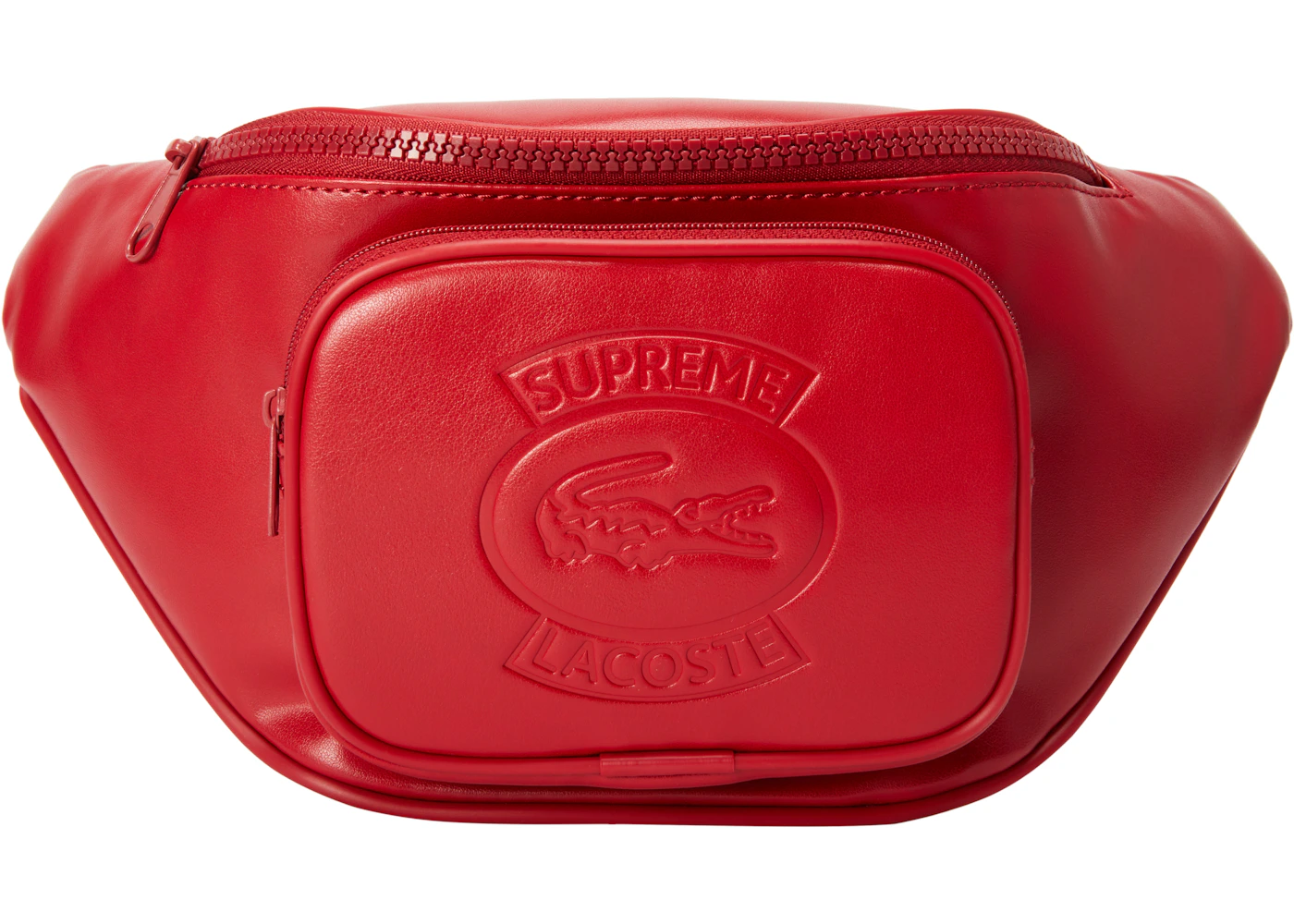 Supreme LACOSTE Waist Bag Red SS18 US - Main Image