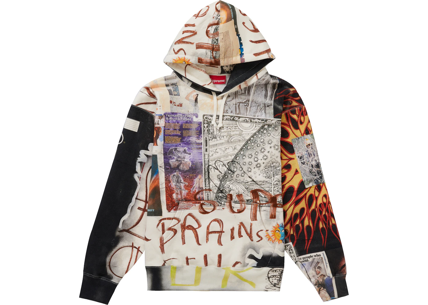 Multicolor supreme hoodie Clearance