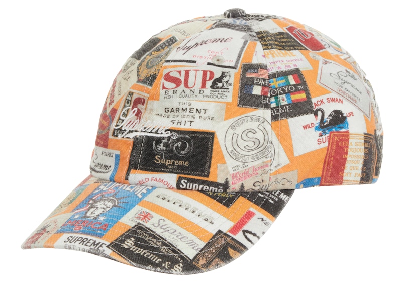 Supreme Labels 6-Panel Orange