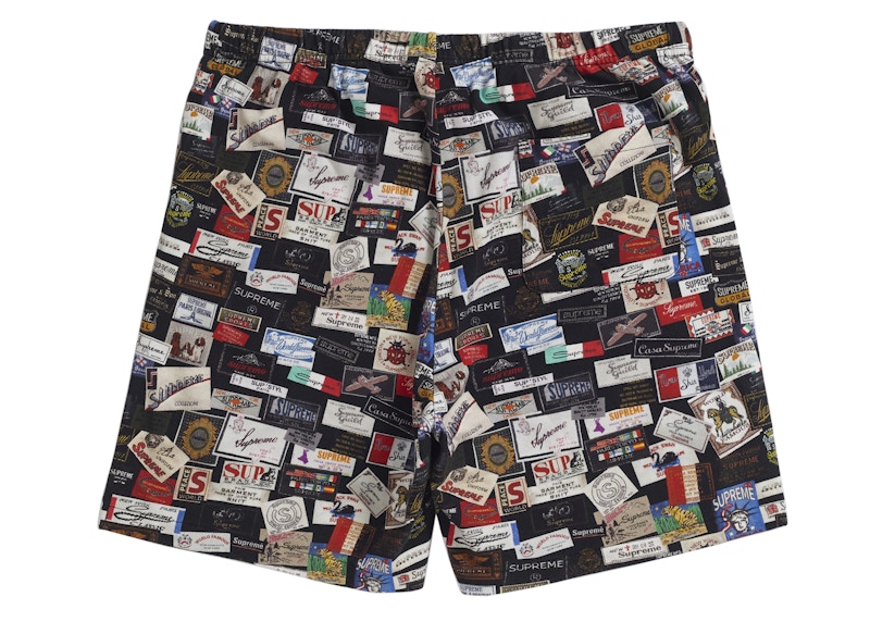 Supreme Labels Pique Short Black Men's - SS21 - US