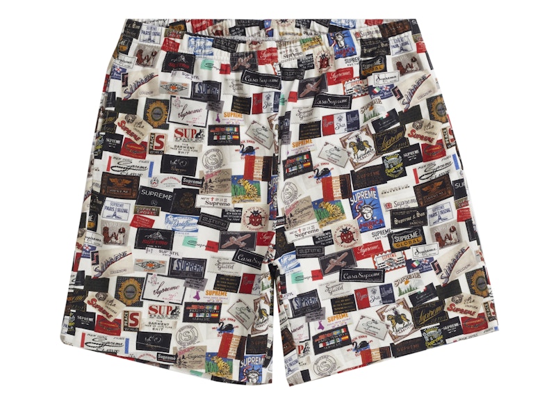 Supreme 21SS Labels Pique Short ピケ ショーツ Supreme Labels Pique Short White Men's - SS21 - US