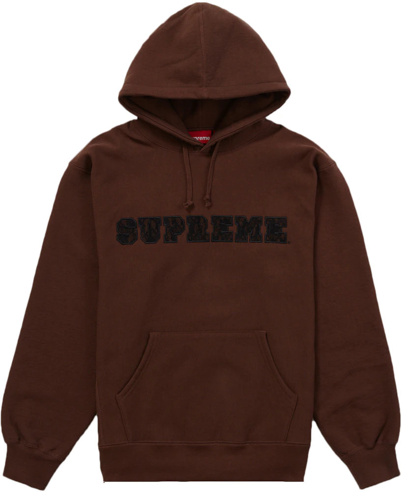 Supreme Lace Hooded Sweatshirt Dark Brown