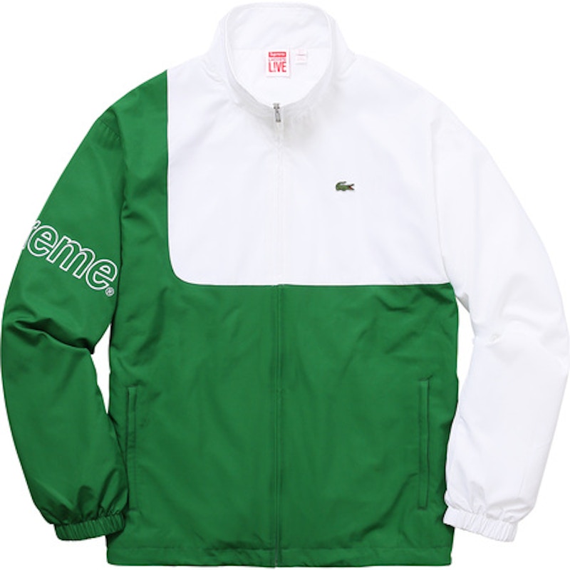 Supreme Lacoste Track Jacket Kelly Green - SS17 Men's - US