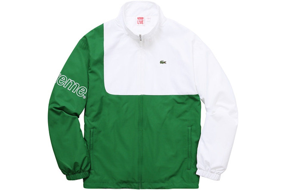 Supreme Lacoste Track Jacket Kelly Green Ss17 Supreme Lacoste Track Jacket Kelly Green Ss17