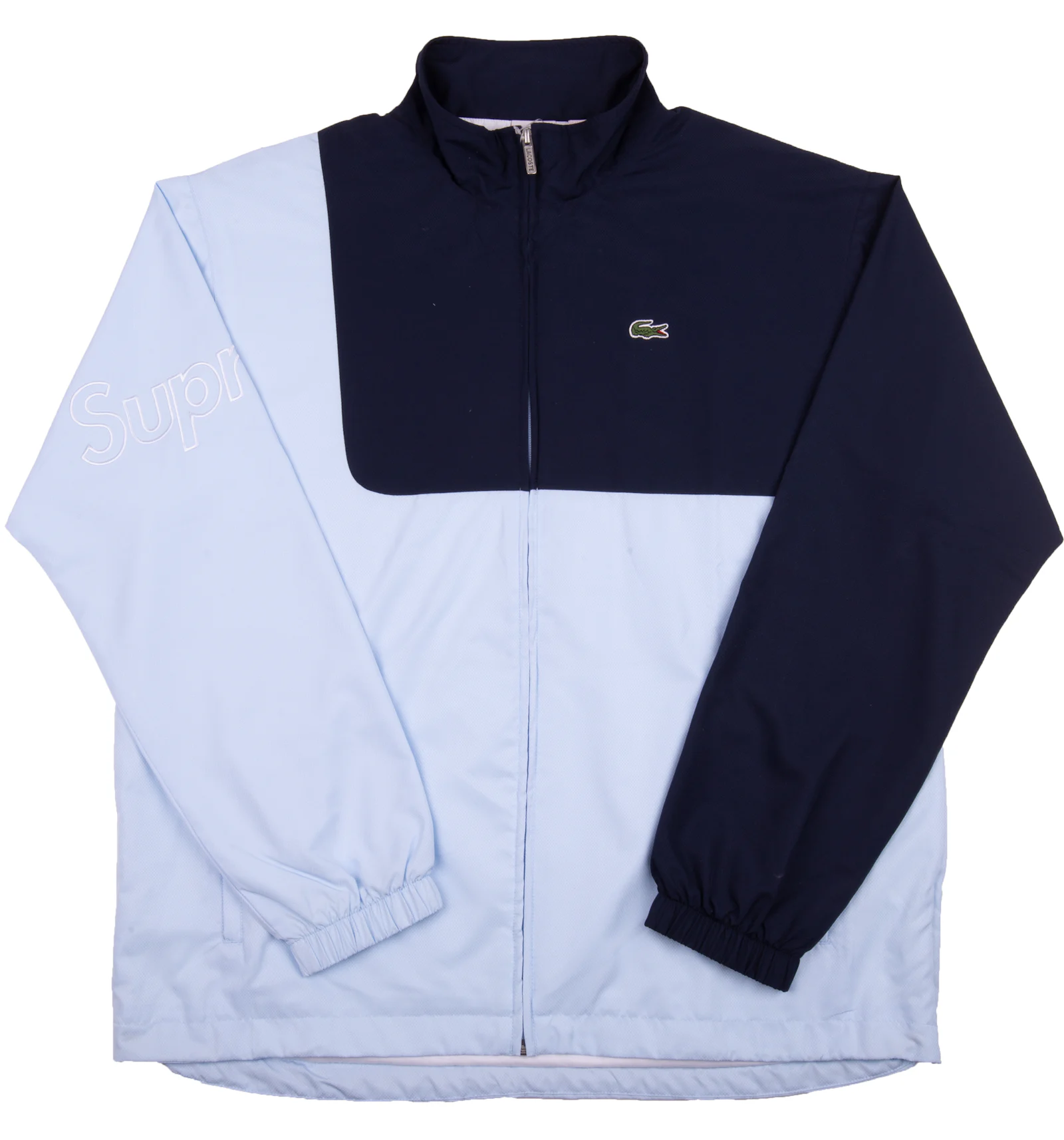 Supreme Lacoste Track Jacket Light Blue