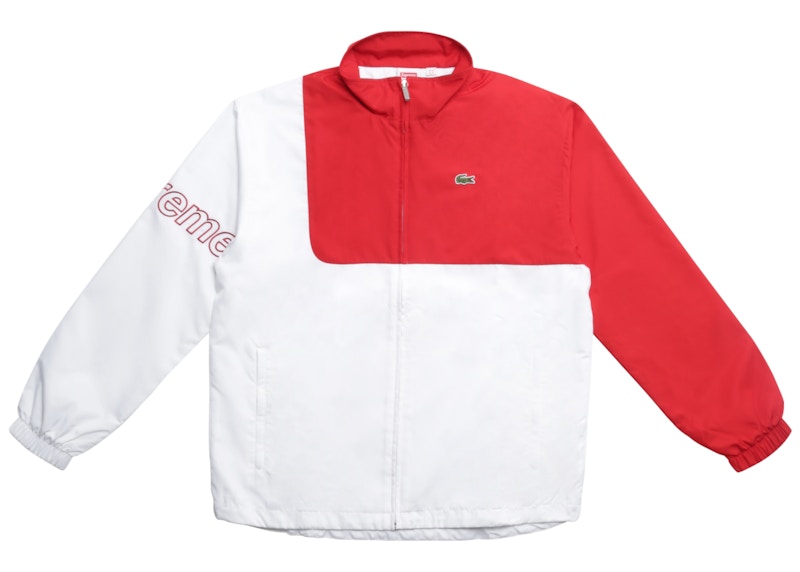 Supreme Lacoste Track Jacket Red Men's - SS17 - GB