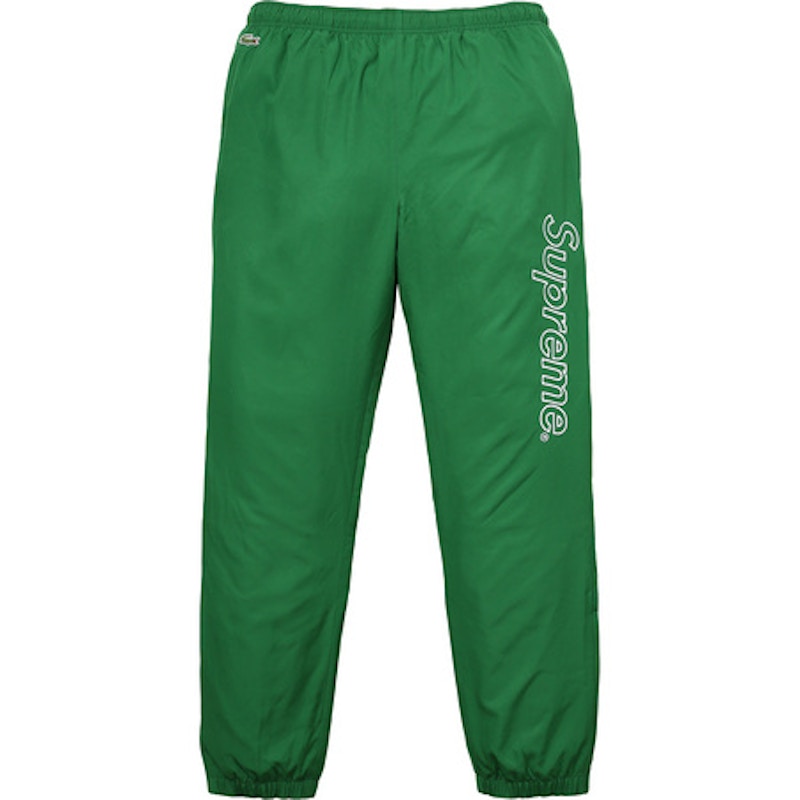 Supreme Lacoste Track Pant Kelly Green Men's - SS17 - US