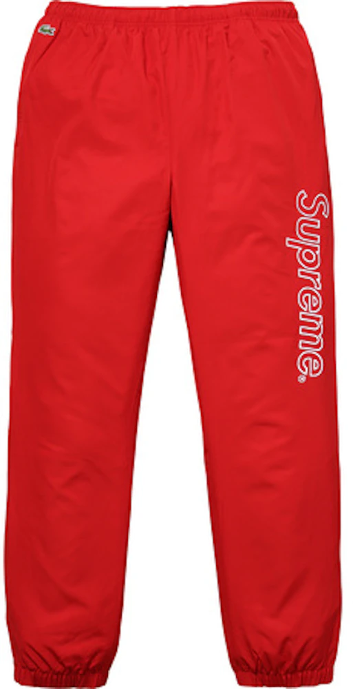 Supreme Lacoste Pant Red - SS17 - US
