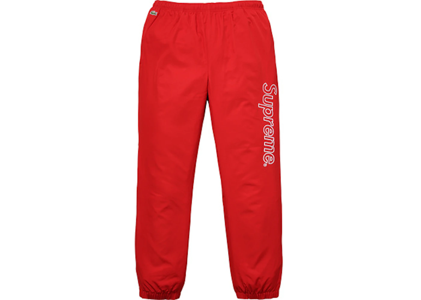 Supreme Lacoste Track Pant Red Men's - SS17 - US