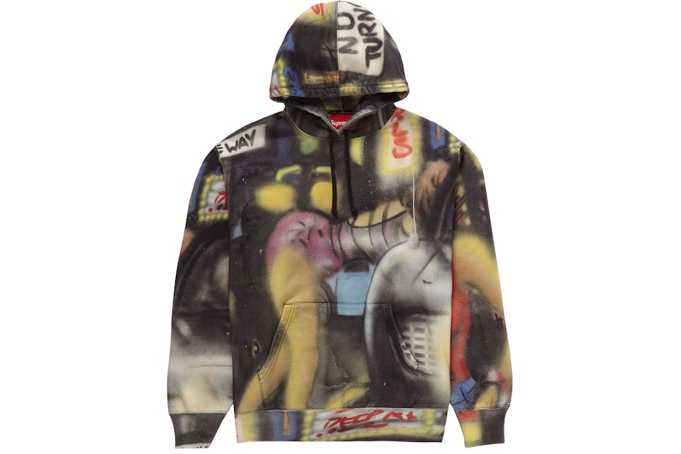 Multicolor supreme hoodie Clearance