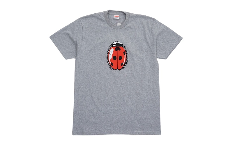 Supreme Ladybug Tee Heather Grey Men's - SS18 - US