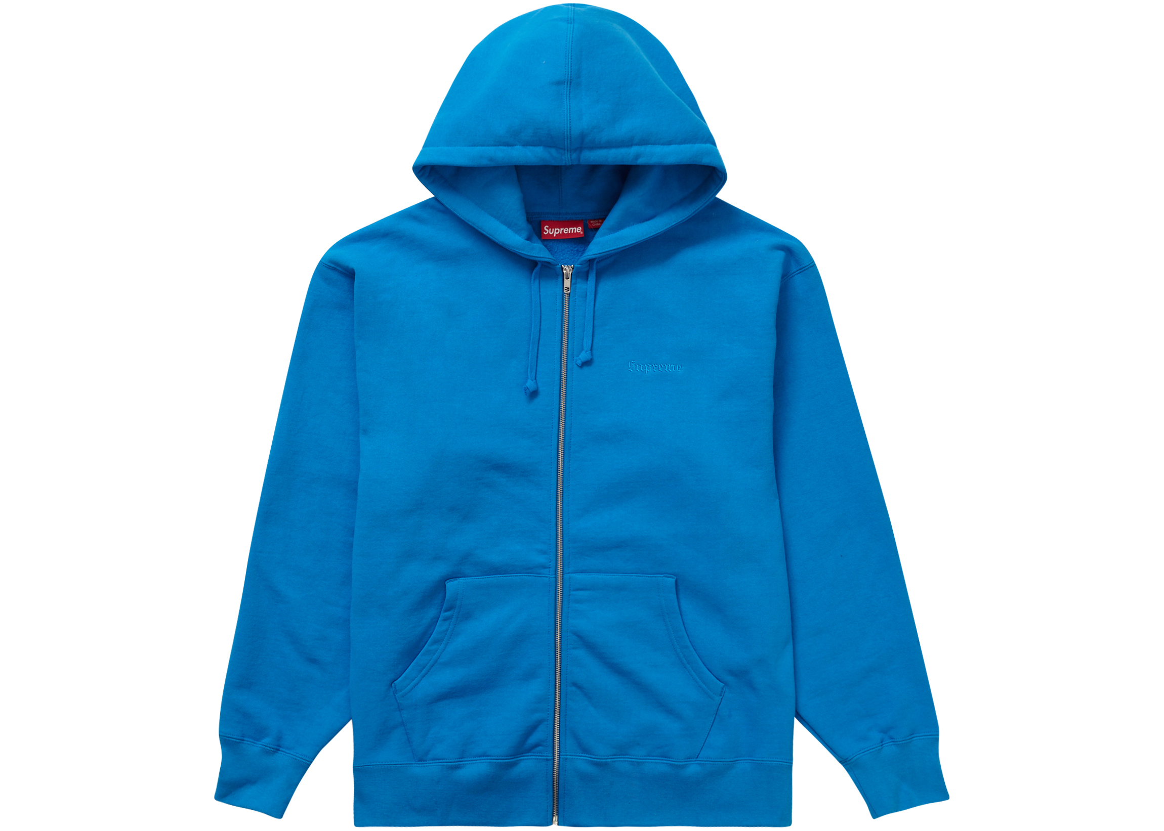 Supreme Lakshmi Zip Up Hooded Sweatshirt Bright Blue Men's - FW22 - GB