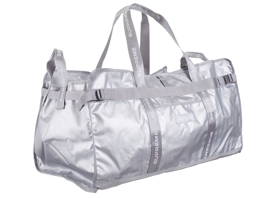 Pre-owned Supreme Large Haul Tote Silver