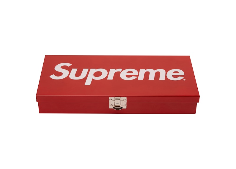 Supreme Large Metal Storage Box Red - SS17 - US