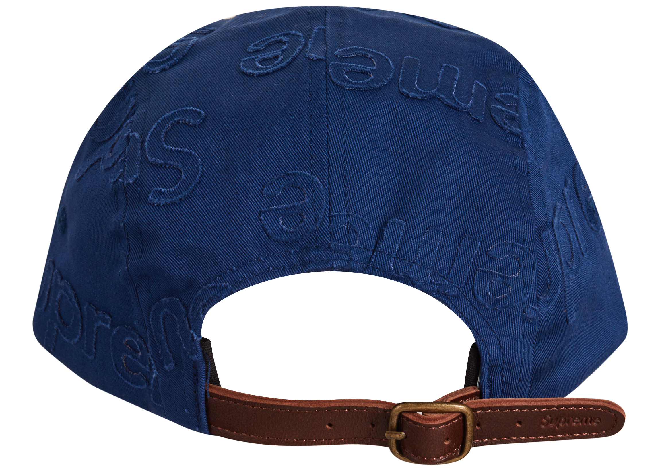 Supreme Lasered Twill Camp Cap Navy - SS23 - US