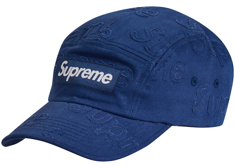 Supreme NYCO Twill Camp Cap Navy Digi Camo - FW17 - GB