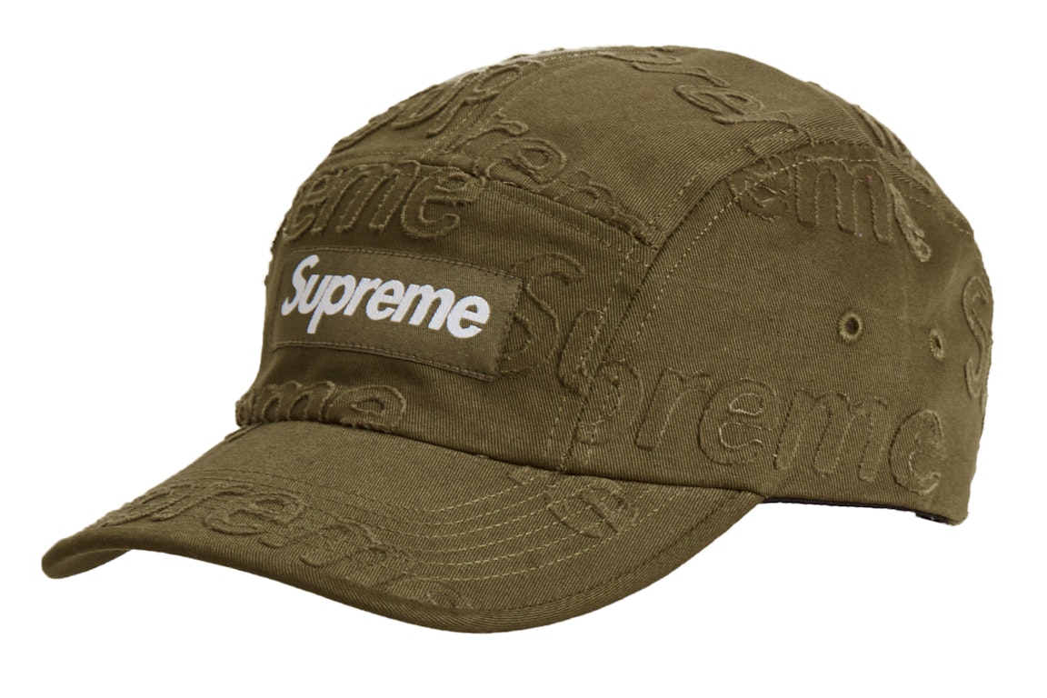 Pre-owned Supreme Lasered Twill Camp Cap Olive