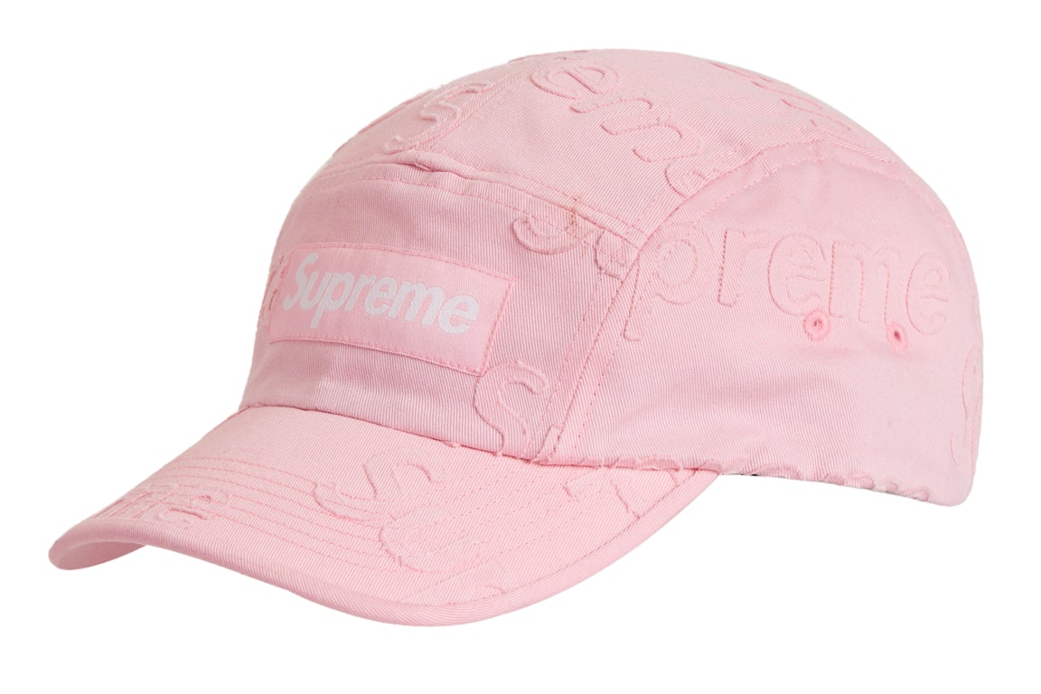 Pre-owned Supreme Lasered Twill Camp Cap Pink