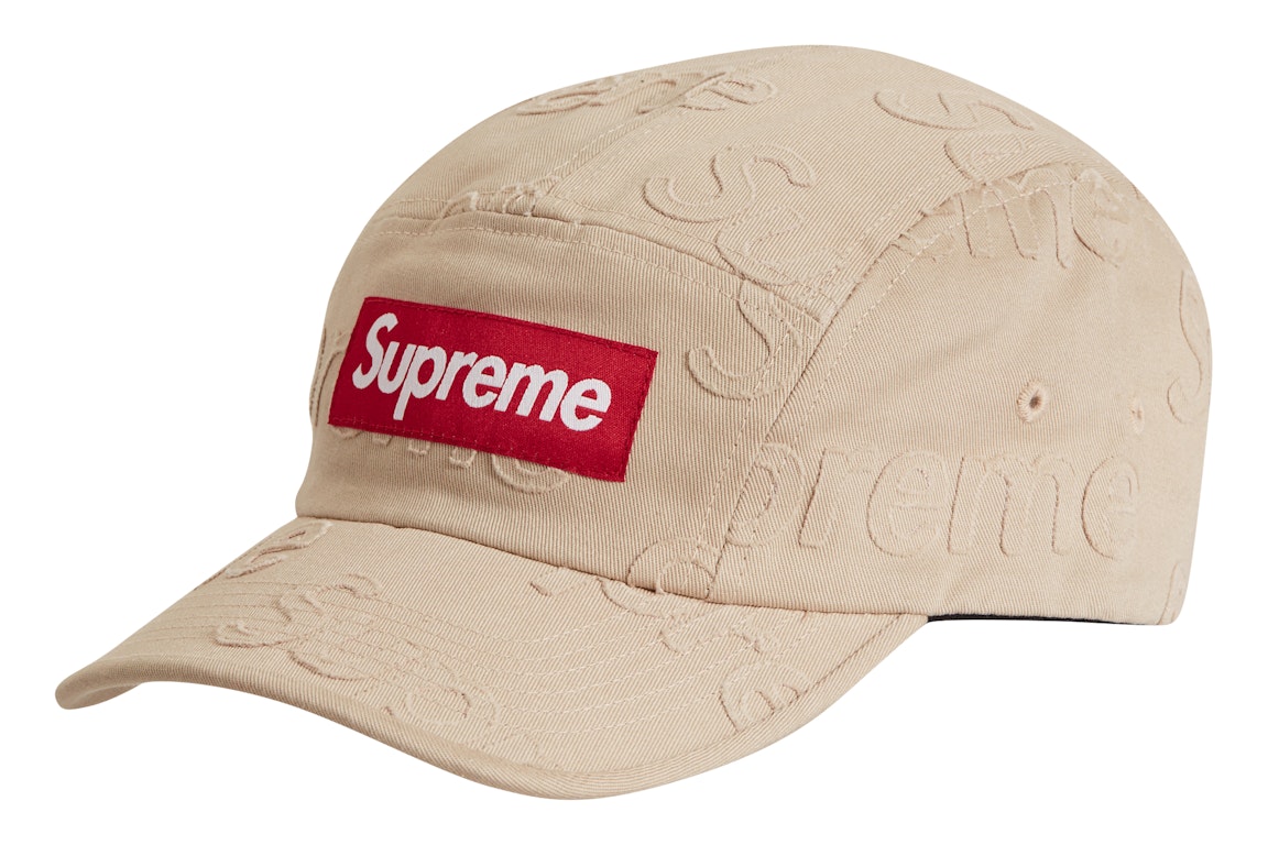 Pre-owned Supreme Lasered Twill Camp Cap Tan