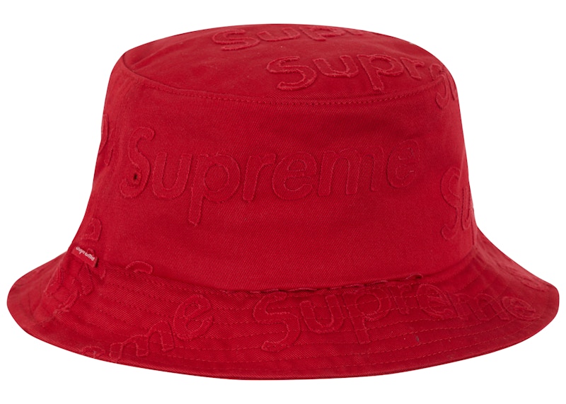 Supreme Lasered Twill Crusher Red-