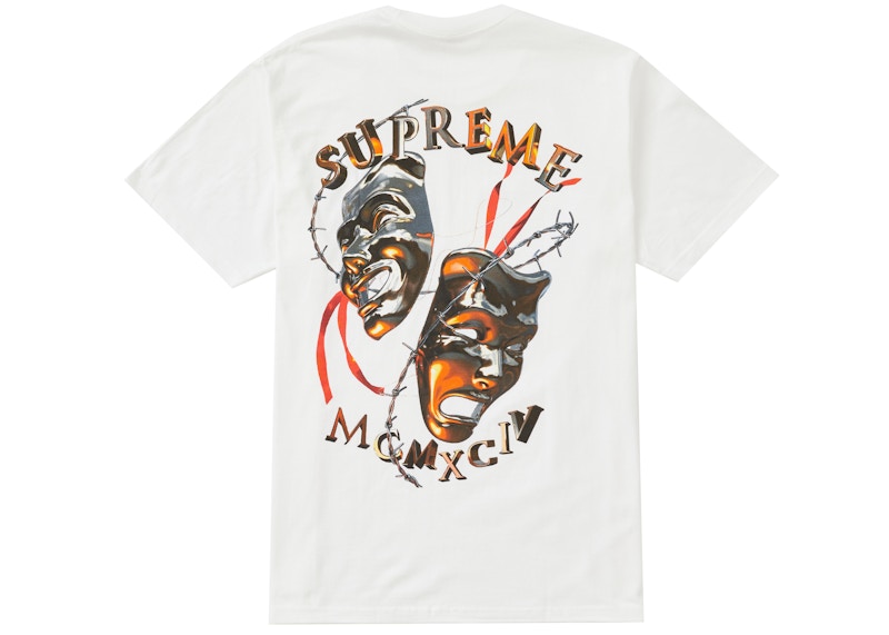 Supreme Laugh Now Tee White Men's - SS20 - US