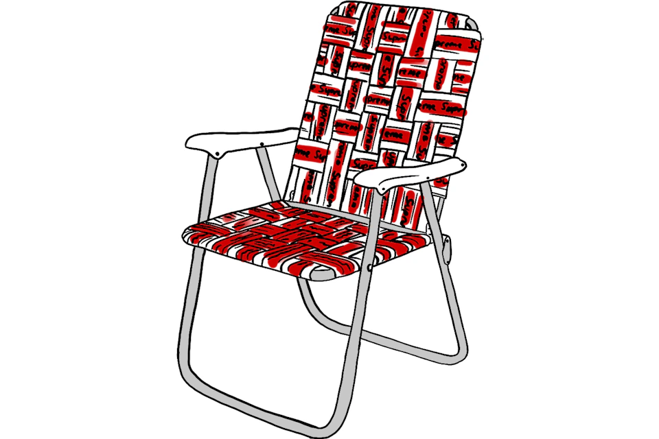 Supreme Lawn Chair Red Ss20 Supreme Lawn Chair Red Ss20