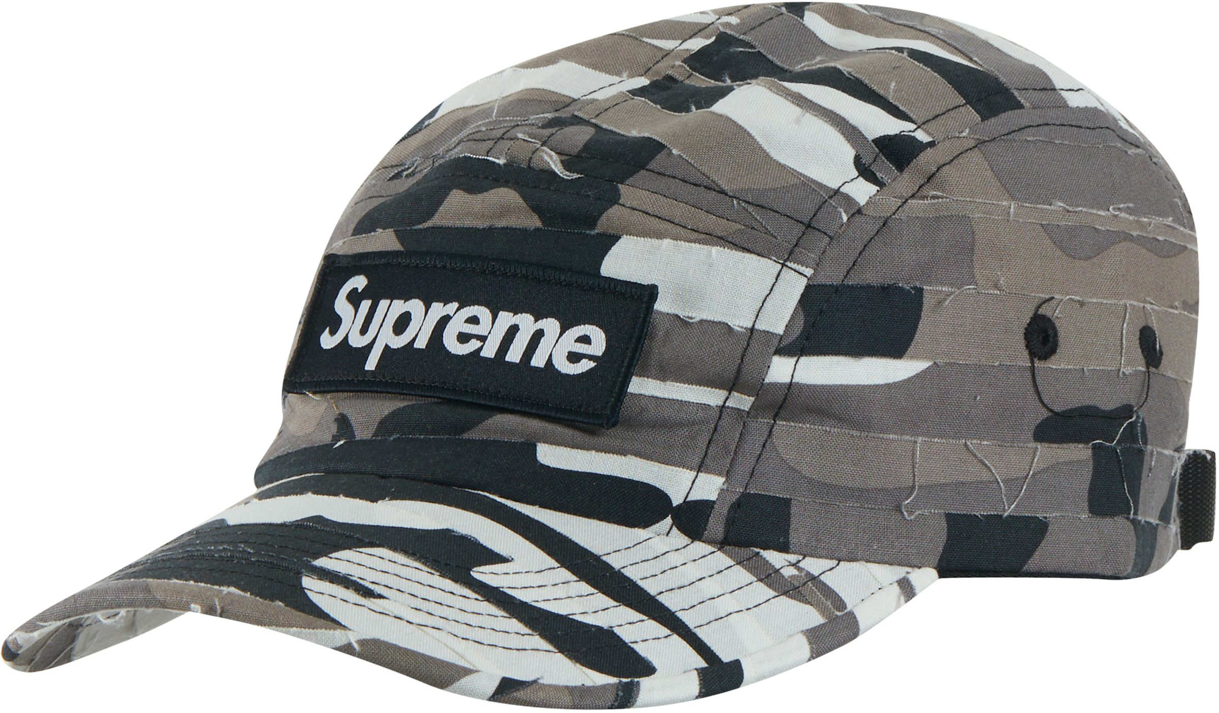 Supreme Layered Camo Camp Cap 'Red' | Red | Men's Size 200