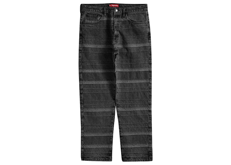 Supreme Layered Jean Black Men's - FW22 - US