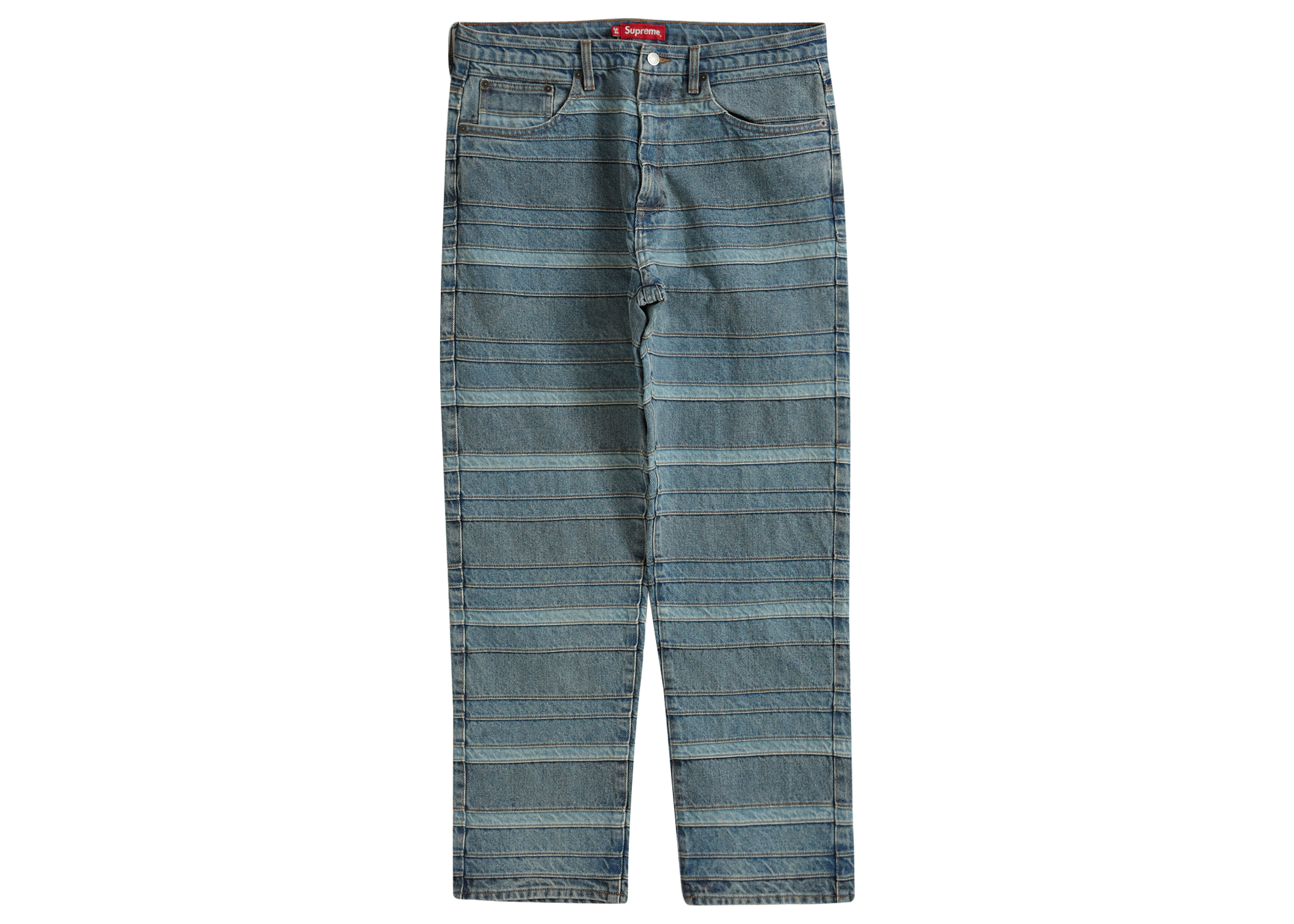 Supreme Layered Jean Washed Blue - FW22 Men's - US