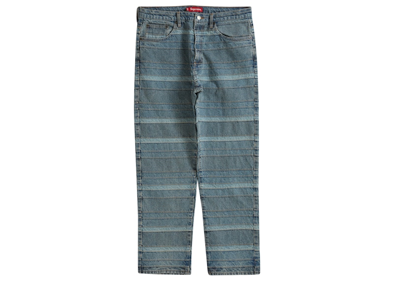 専門店の安心の1ヶ月保証付 シュプリーム デニム パンツ supreme denim