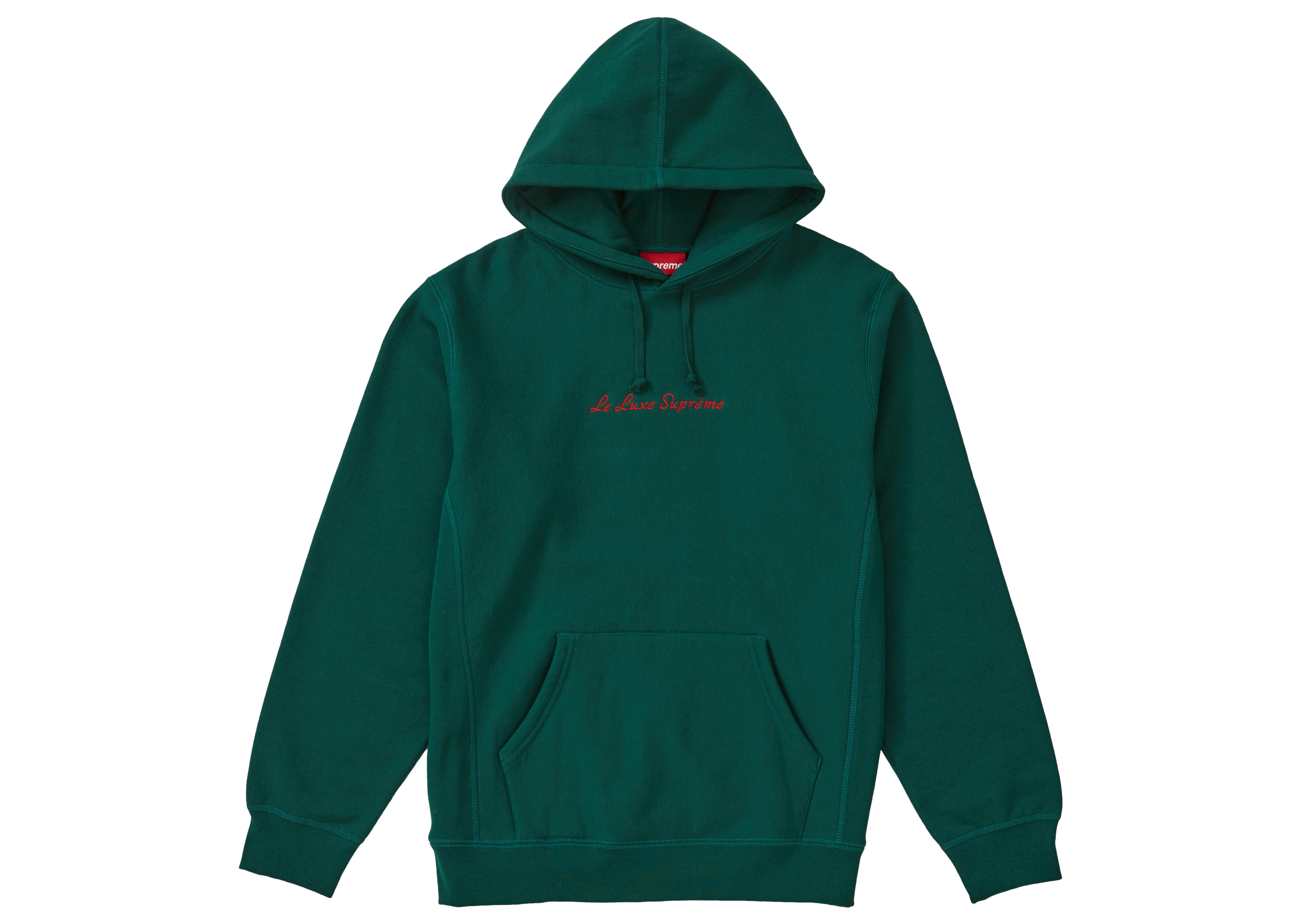 Supreme Le Luxe Hooded Sweatshirt Dark Green Men's - SS19 - US