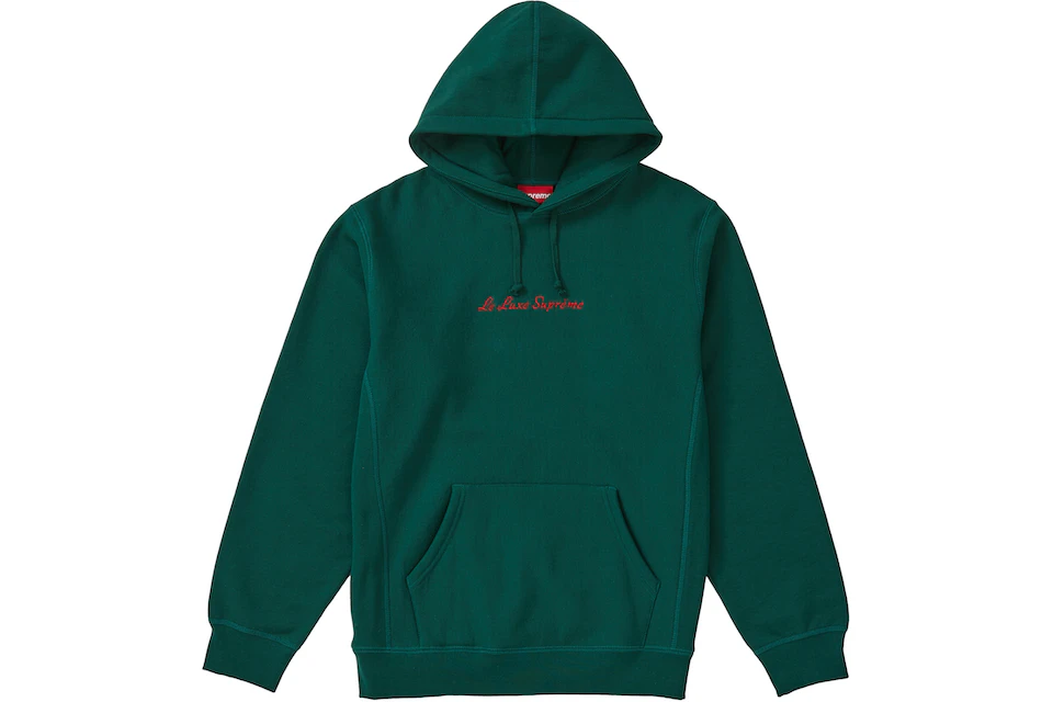 Supreme Le Luxe Hooded Sweatshirt Dark Green