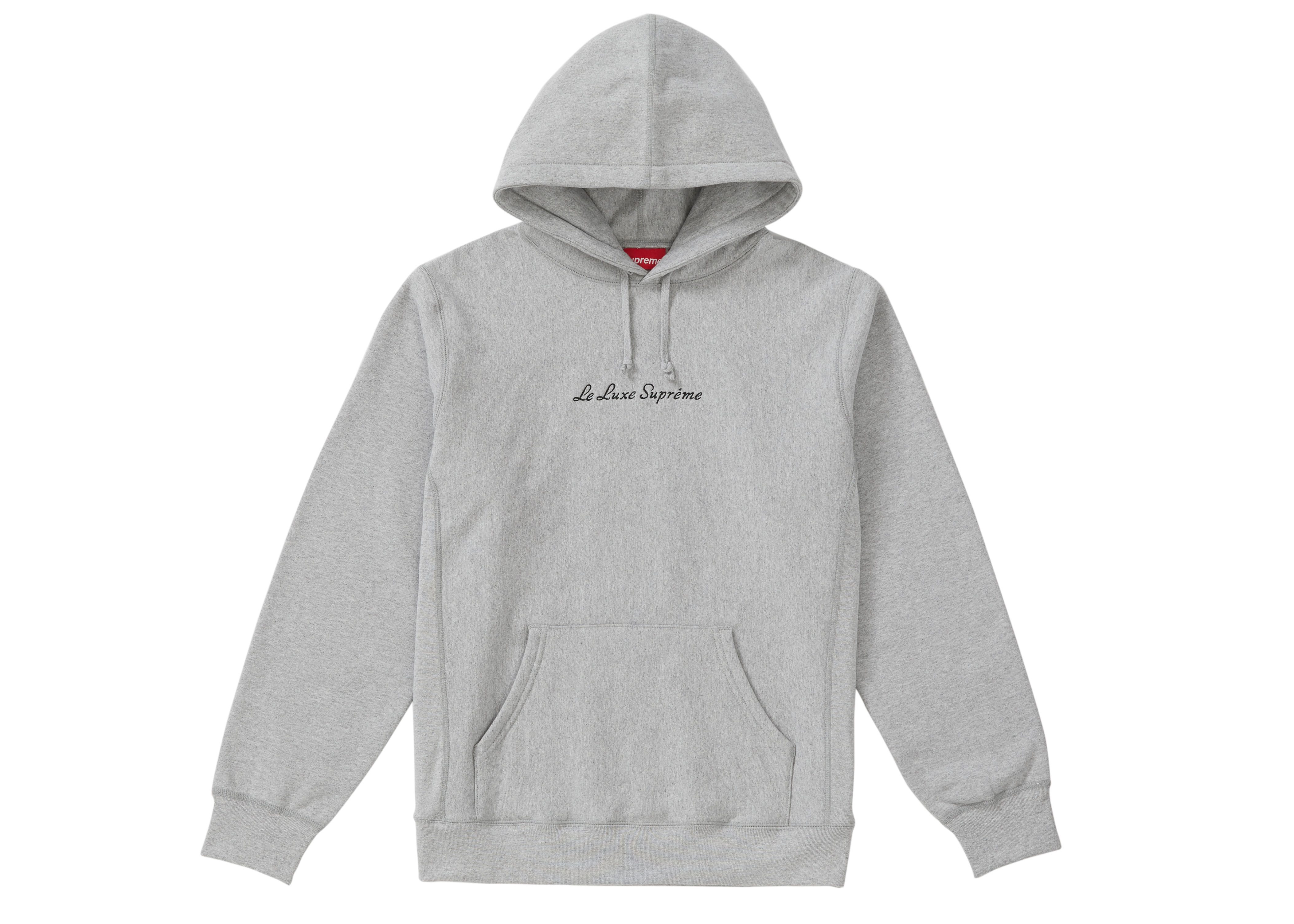 Supreme Le Luxe Hooded Sweatshirt Heather Grey