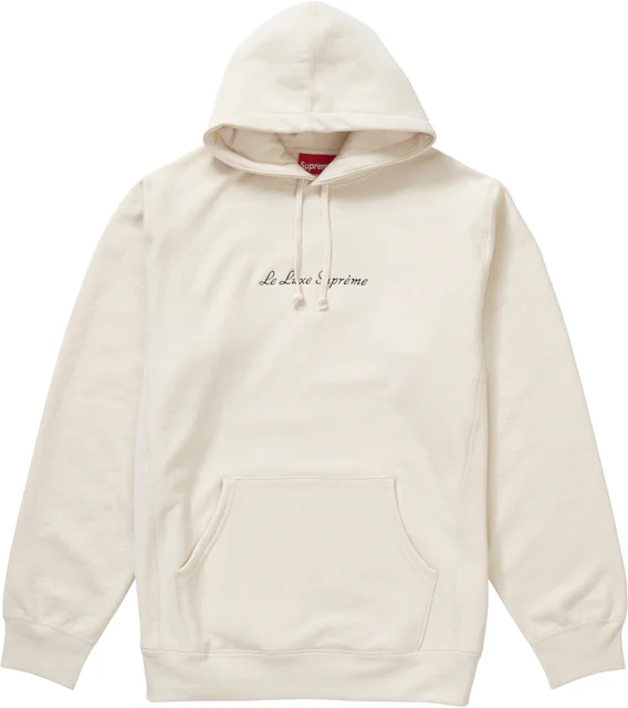 Supreme Le Luxe Hooded Sweatshirt Natural Men's - SS19 - US