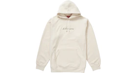 Supreme Le Luxe Hooded Sweatshirt Natural