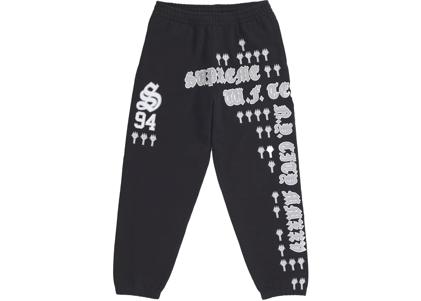 Supreme League Champs Sweatpant Black Men's FW25 US