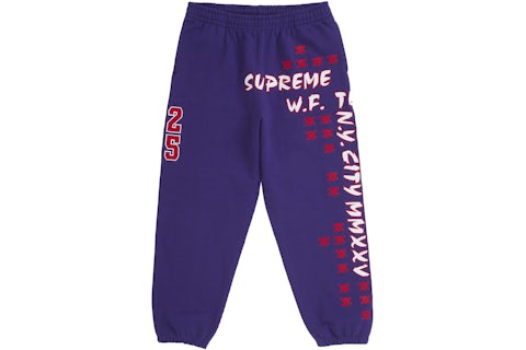 Supreme League Champs Sweatpant Purple Men's FW25 US
