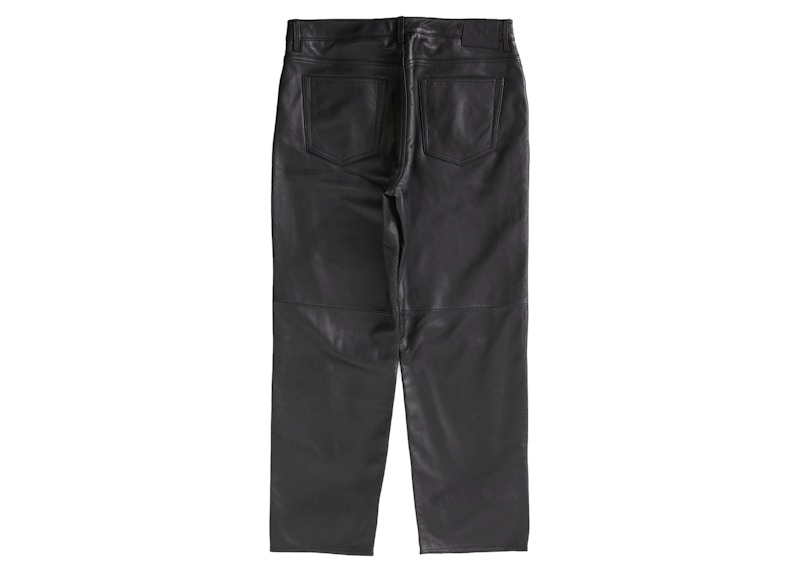 Supreme leather sale cargo pants