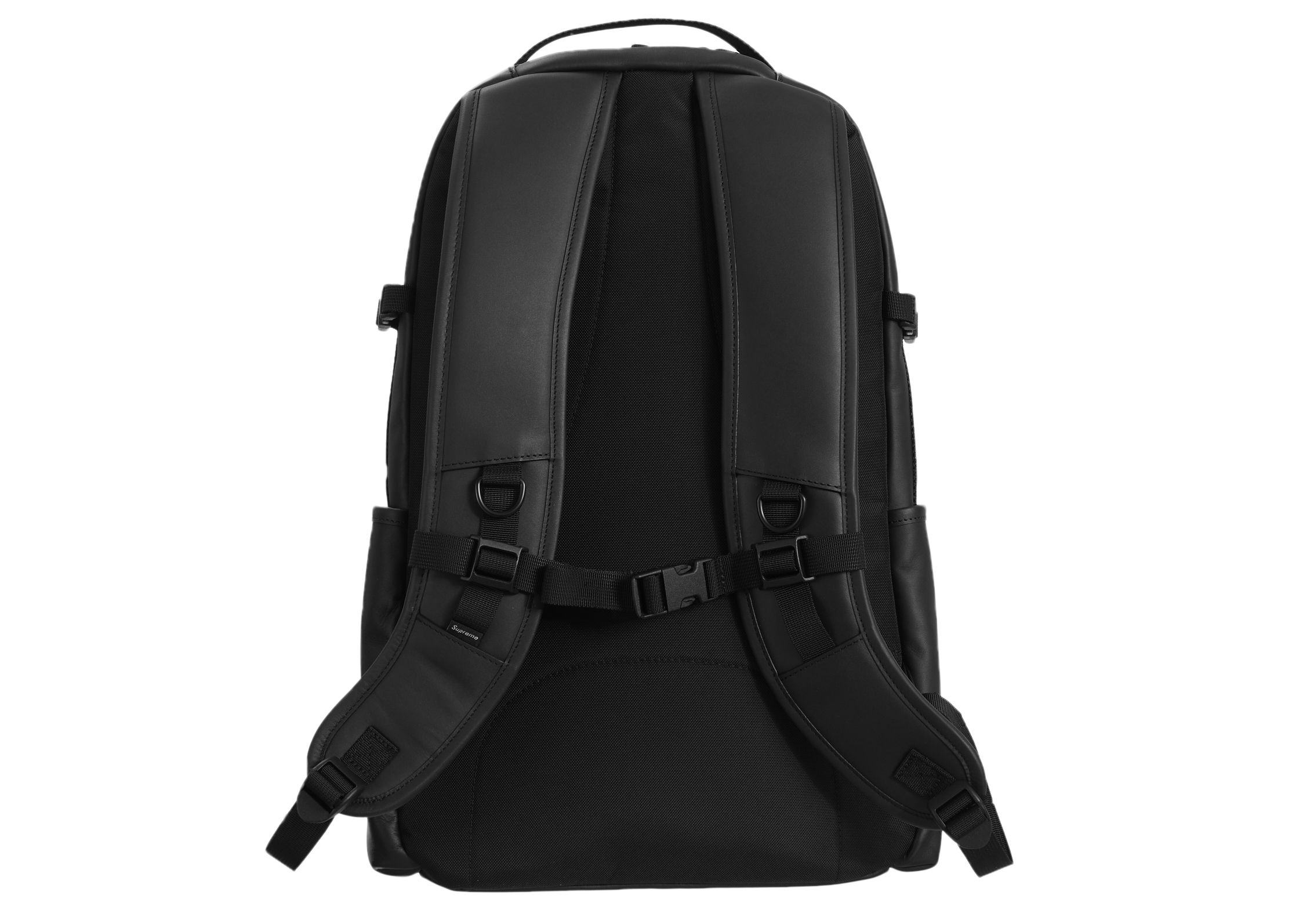 Supreme Leather Backpack Black - FW23 - US
