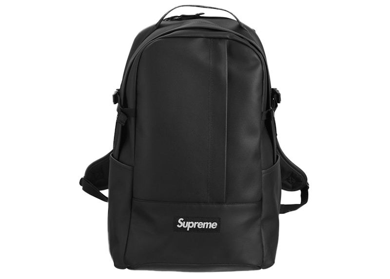 Supreme Leather Backpack Black