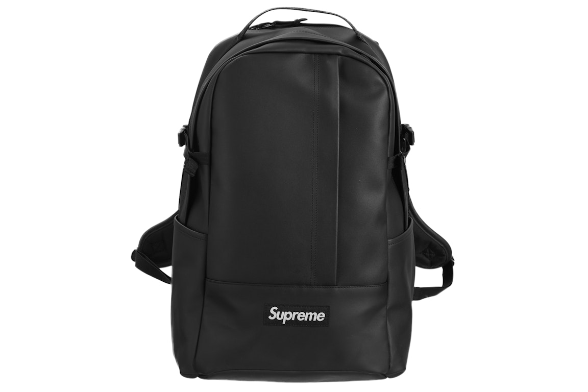 Pre-owned Supreme Leather Backpack Black