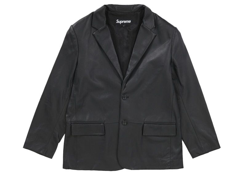 Supreme Leather Blazer (FW22) Black メンズ - FW22 - JP