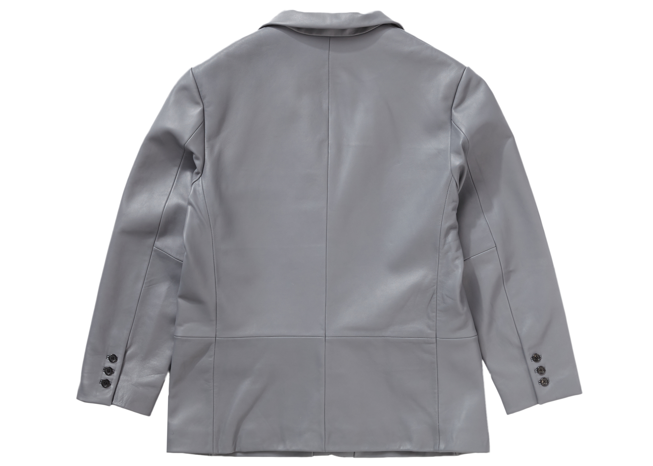 Supreme Leather Blazer (FW22) Grey Men's - FW22 - US