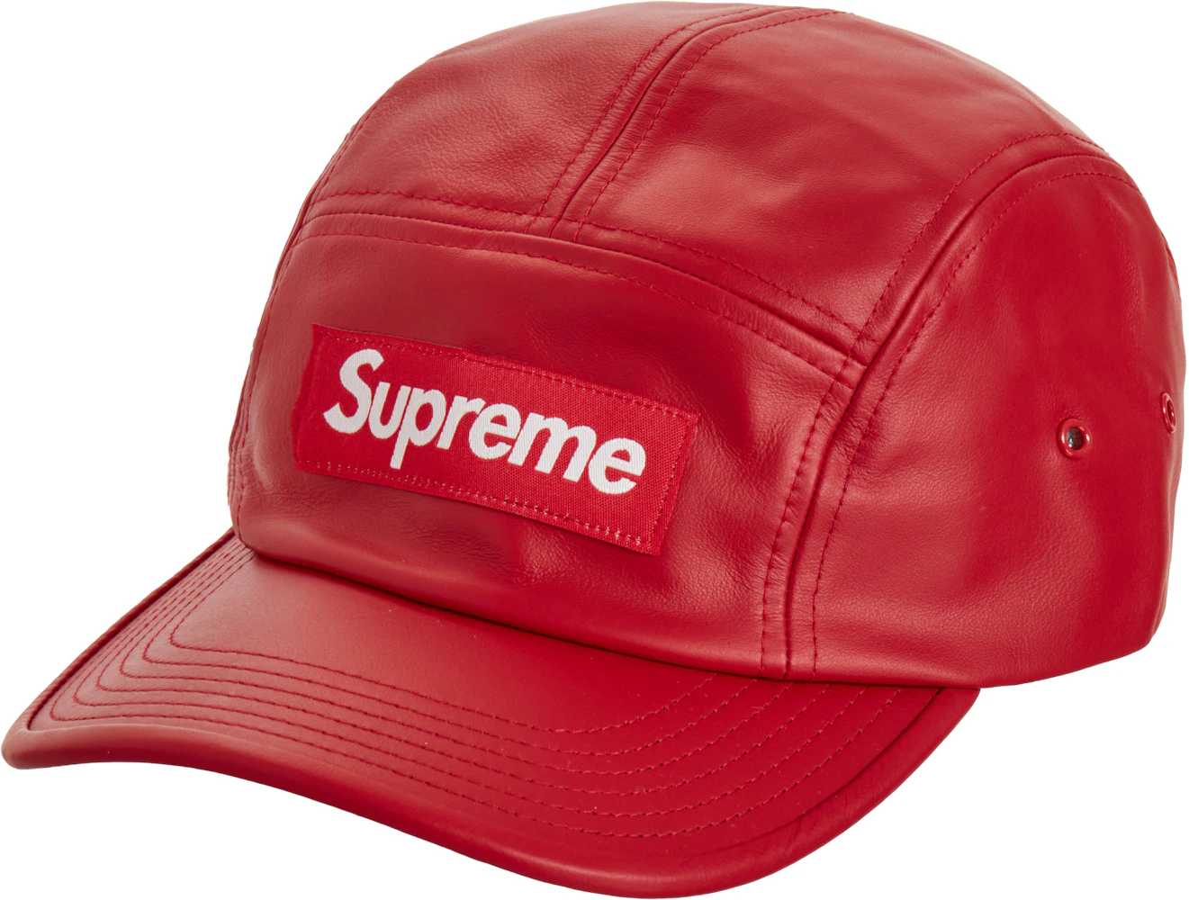 Supreme Supreme Lasered Twill Camp Hat Red - Stadium Goods