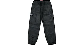 Supreme Leather Cargo Pants Black