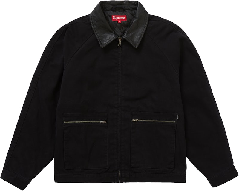 Supreme Yohji Yamamoto Leather Work Jacket Black