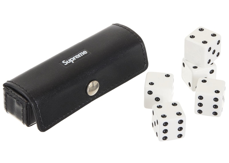 Supreme Leather Dice Set Black - JP