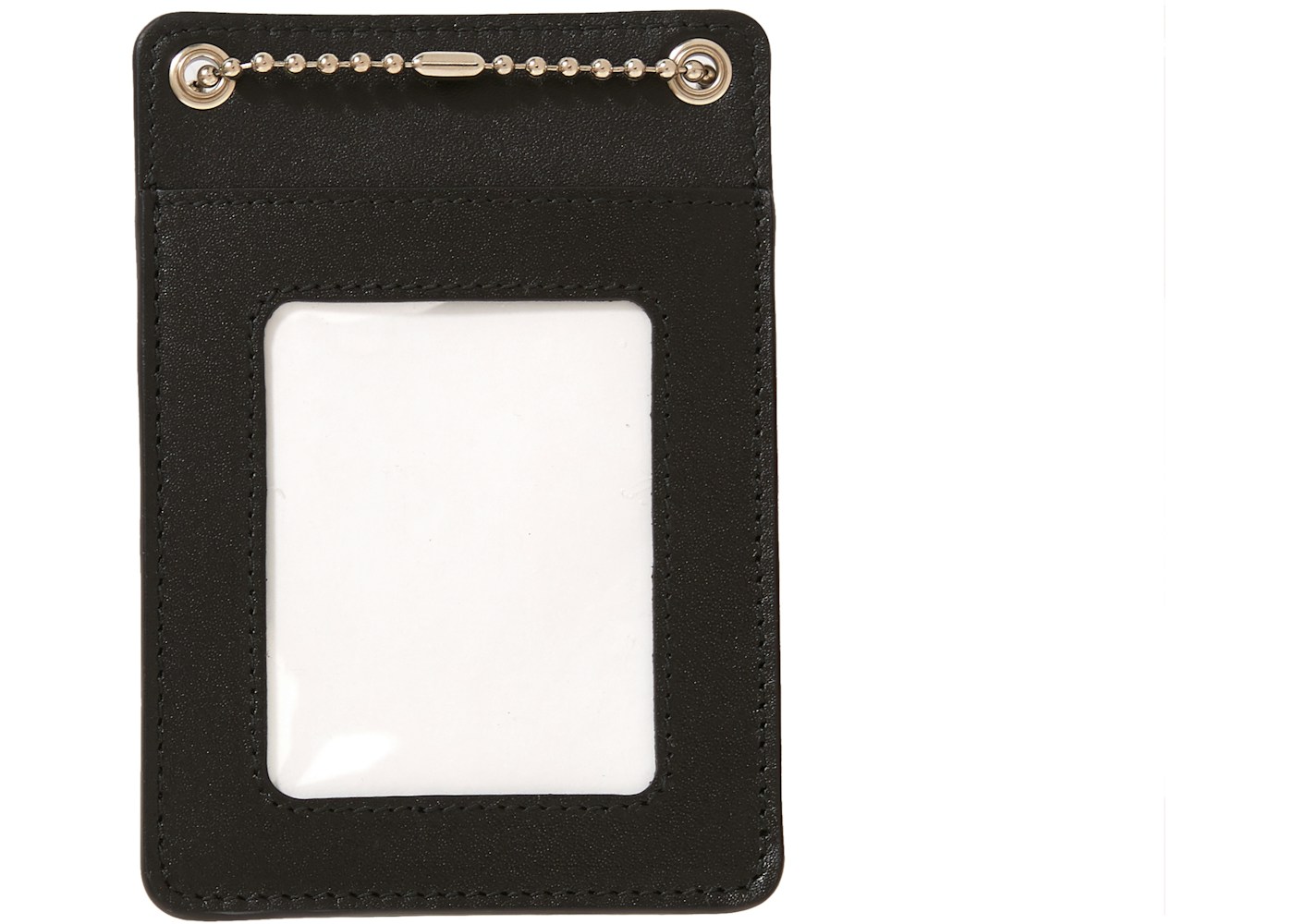 Supreme Leather Id Holder Wallet Black Fw18 Supreme Leather Id Holder Wallet Black Fw18
